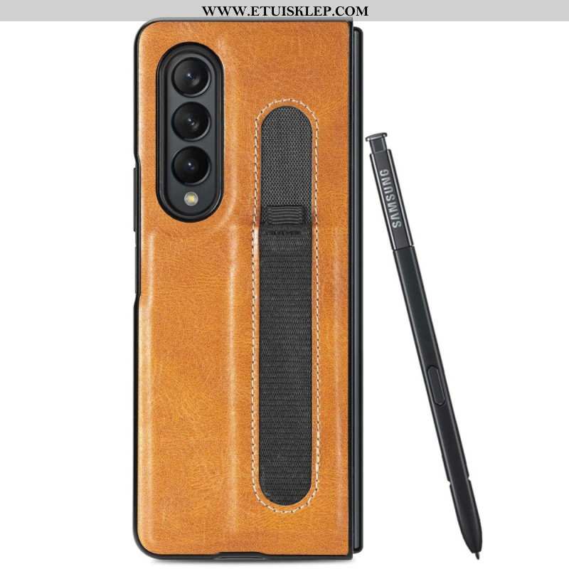 Etui do Samsung Galaxy Z Fold 4 Rysik Ze Sztucznej Skóry